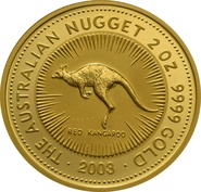 2003 2oz Gold Australian Nugget