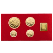 1979 Isle of Man Gold Proof Sovereign Four Coin Set Boxed