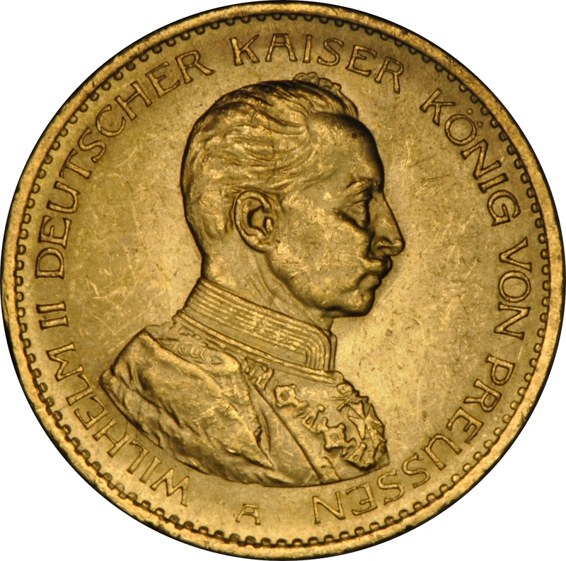 20 Mark German - Willhelm II 1913-1915