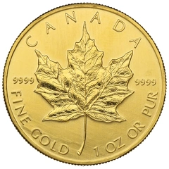 1992 Canadian Maple Leaf Gold Coin 1oz