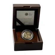 2016 UK £1 One Pound Gold Proof Coin - Last Round Pound Boxed