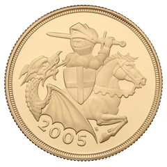 2005 Proof £2 Coin Gold Double Sovereign