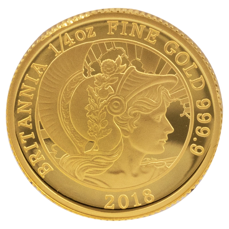 2018 Proof 1/4oz Gold Britannia Coin