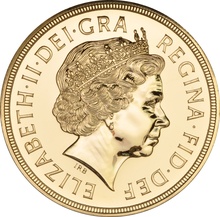 2011 Brilliant Uncirculated Gold Five Pound Coin (Quintuple Sovereign)