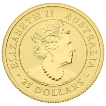 2019 1/4oz Australian Kangaroo Gold Nugget Coin