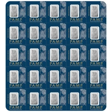 25g Platinum Bar Multigram PAMP Minted