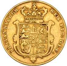 1829 Gold Sovereign Coin George IV Bare Head NGC XF45