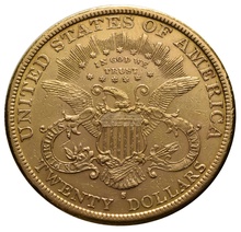 1884 $20 Double Eagle Liberty Head Gold Coin, San Francisco