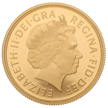 2014 £2 Two Pound Proof Gold Coin (Double Sovereign)
