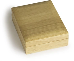 Medium Oak Gold or Silver Bar Gift Box Single Minted Bars