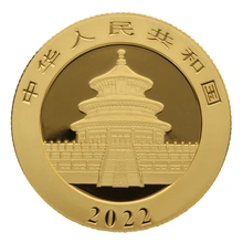 2022 8g Gold Chinese Panda Coin