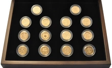 One Pound Coin, 25th Anniversary, Gold Proof Collection