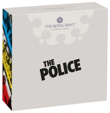 2023 Proof 2oz The Police Silver Coin Music Legends Boxed