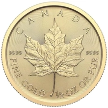 2026 1/2oz Canadian Maple Leaf Gold Coin