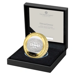 2023 £2 Proof Edward Jenner Silver Coin Boxed
