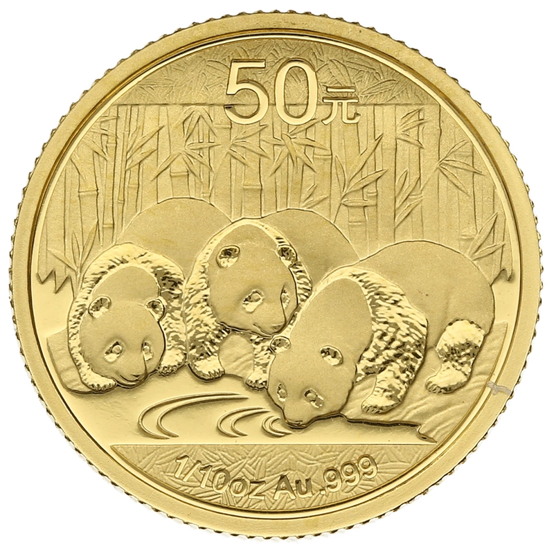2013 1/10 oz Gold Chinese Panda Coin