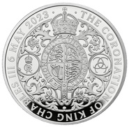 2023 1oz Silver Coronation of King Charles III Proof Coin Boxed