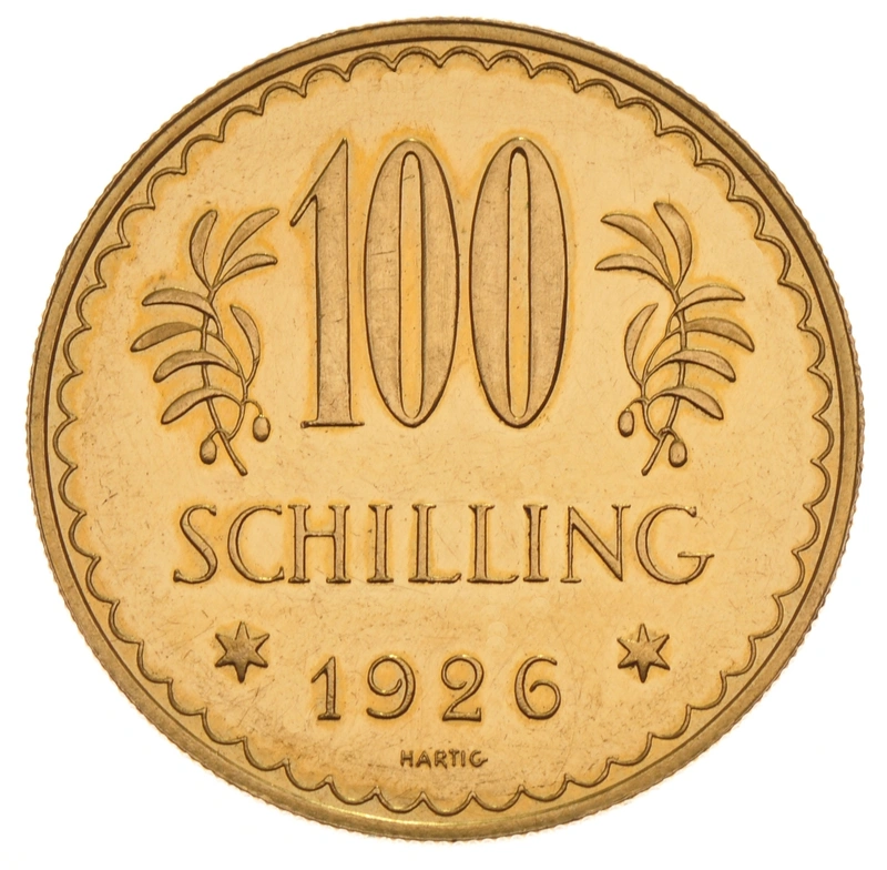 Austrian 100 Schilling Gold Coin