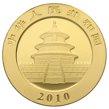 2010 1oz Gold Chinese Panda Coin