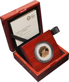 Our Choice Fifty Pence 50p Proof Gold Coin Boxed