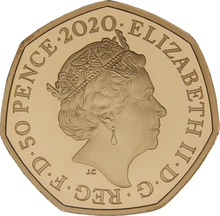 2020 Proof Gold 50p Coin Withdrawal from the European Union