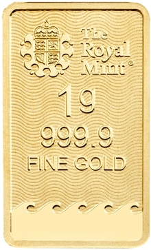 Britannia 1 Gram Minted Gold Bar