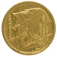 2003 Tenth Ounce Proof Britannia Gold Coin