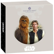 2024 Star Wars - Han Solo & Chewbacca Fifty Pence 50p Proof Gold Coin Boxed