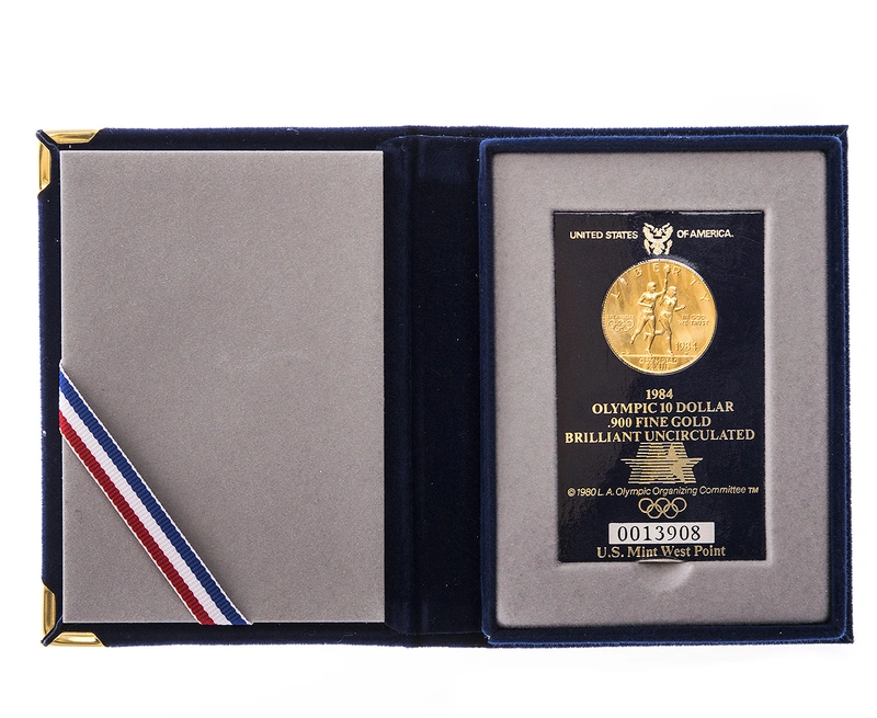 American Gold Eagle $10 1984 L.A. Olympics - Brilliant Uncirculated Boxed