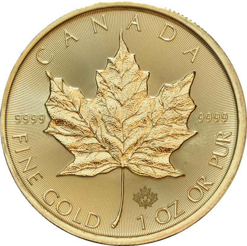 2016 1oz Canadian Maple Gold Coin