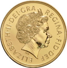 2000 - Gold Five Pound Coin, Brilliant Uncirculated
