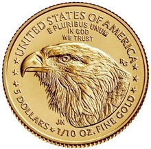 2021 Tenth Ounce American Eagle Gold Coin Type II