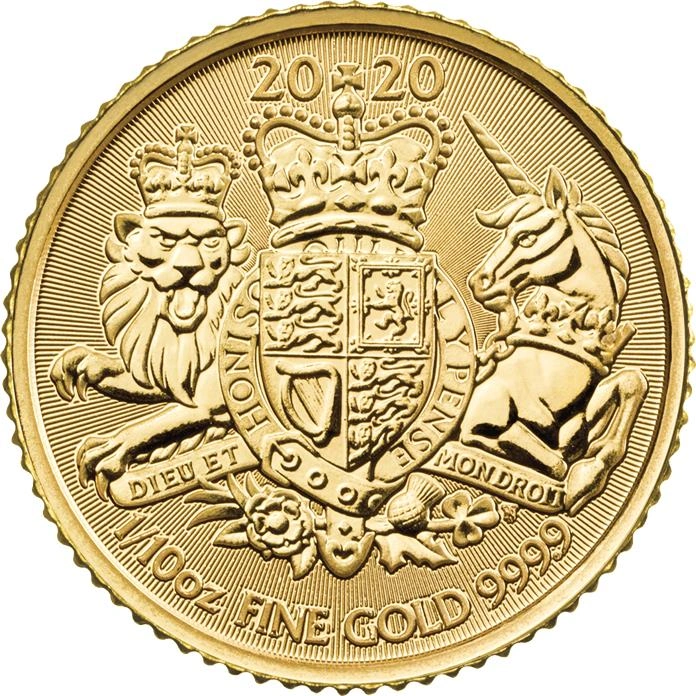 2020 Tenth Ounce Royal Arms Gold Coin