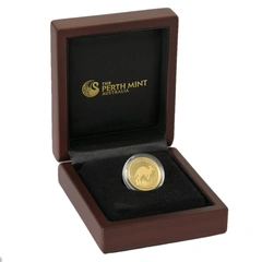 2017 1/4oz Australian Kangaroo Proof Gold Nugget Coin Boxed