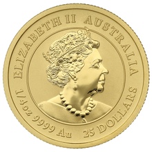 2020 Perth Mint Quarter Ounce Year of the Mouse Gold Coin
