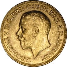 1929 Gold Sovereign - King George V - P