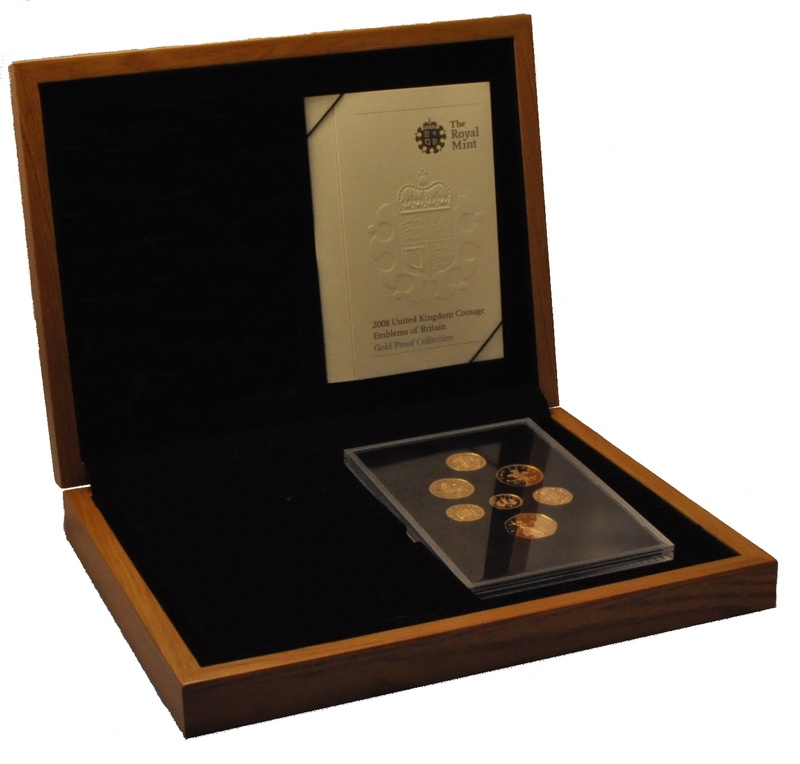 2008 UK Coinage, Emblems, Gold Proof Collection