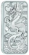 2018 1oz Dragon Rectangular Silver Coin