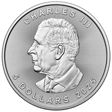 2025 Canadian Silver Maple Leaf Coin 1oz