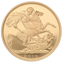 2015 Proof £2 Coin Gold Double Sovereign