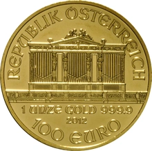 2012 1oz Austrian Gold Philharmonic Coin