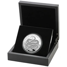 2025 Royal Mint 5oz Year of the Snake Proof Silver Coin Boxed