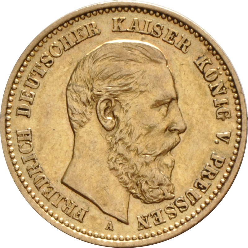 10 Mark German Friedrich III 1888