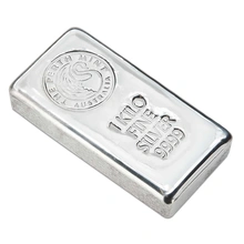 1kg Perth Mint Silver Cast Bar