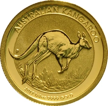 2017 1/4oz Australian Kangaroo Gold Nugget Coin