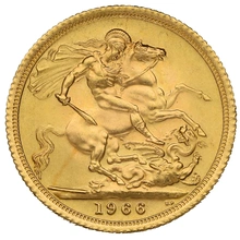 Elizabeth II Young Head Gold Sovereign Gift Boxed
