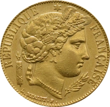 20 French Francs Gold Coin Ceres Gift Boxed