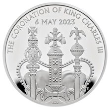 2023 £5 Silver Crown Coronation of King Charles III Proof Piedfort Coin Boxed