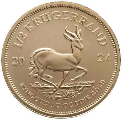 2024 1/2oz Krugerrand Gold Coin