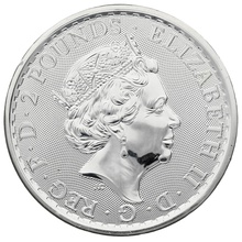 2018 1oz Dog Privy Edge British Britannia Silver Coin